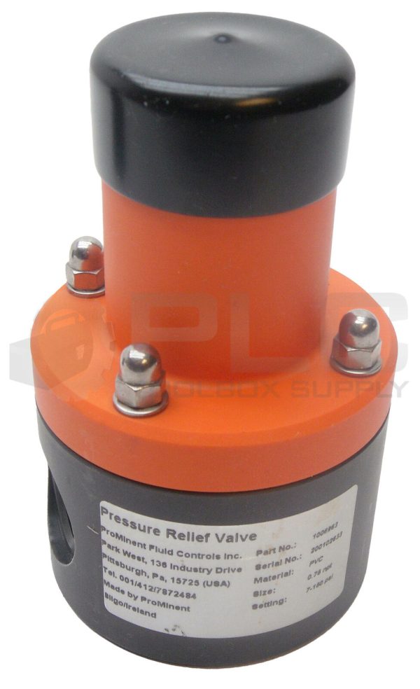 NEW PROMINENT FLUID COCNTROLS 1006863 PRESSURE RELIEF VALVE SIZE:NPT 0.75"