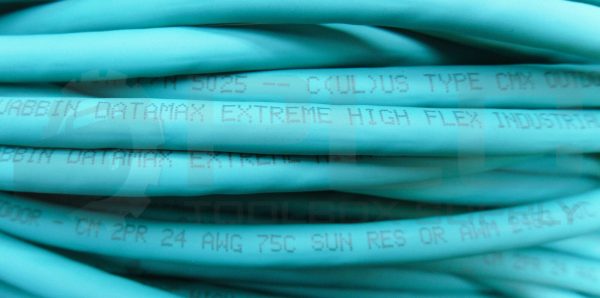 NEW QUABBIN DATAMAX 5025 INDUSTRIAL ETHERNET/IP PATCH CORD CM2PR 24AWG APP. 240' - Image 8