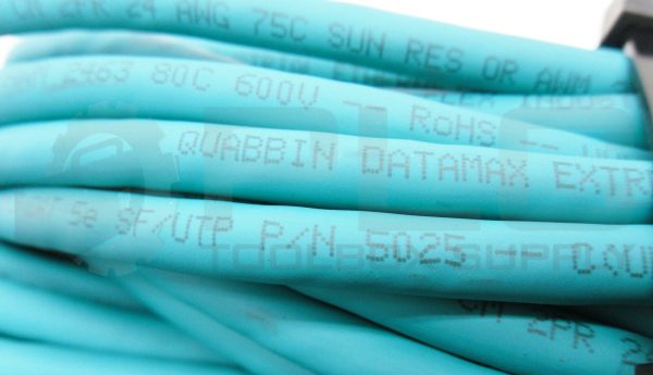 NEW QUABBIN DATAMAX 5025 INDUSTRIAL ETHERNET/IP PATCH CORD CM2PR 24AWG APP. 240' - Image 10