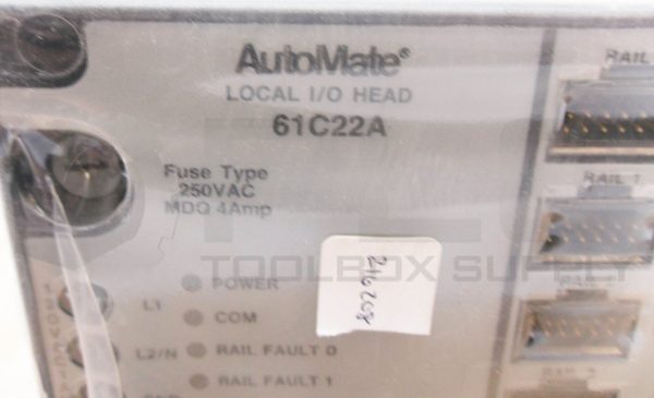 NEW RELIANCE ELECTRIC 61C22A AUTOMATE LOCAL I/O HEAD 250VAC - Image 6