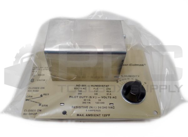 NEW TAC HC-201 DUCT HUMIDISTAT, TWO-POSITION ELECTRIC, 15-95% RH; DIFF. .5% RH - Image 3