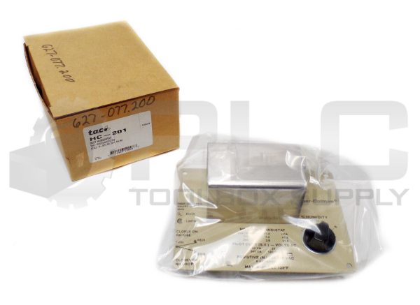 NEW TAC HC-201 DUCT HUMIDISTAT, TWO-POSITION ELECTRIC, 15-95% RH; DIFF. .5% RH