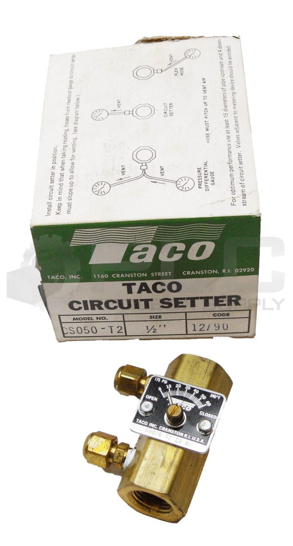 NEW TACO CS050-T2 1/2" CIRCUIT SETTER