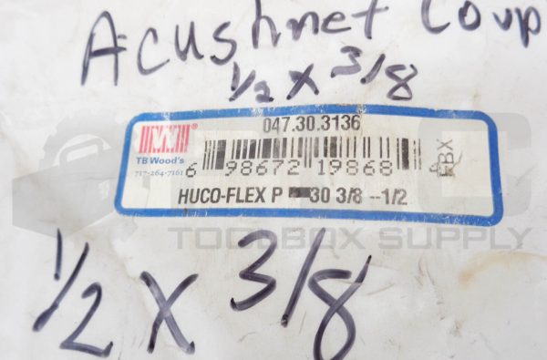 NEW TB WOODS 047.30.3136 HUCO-FLEX 30 3/8-1/2 HUCO 4730 - Image 6