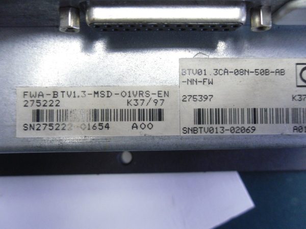 INDRAMAT BTV01.3CA-08N-50B-AB-NN-FW FWA-BTV1.3-MSD-01VRS-EN CRT MONITOR DISPLAY - Image 4