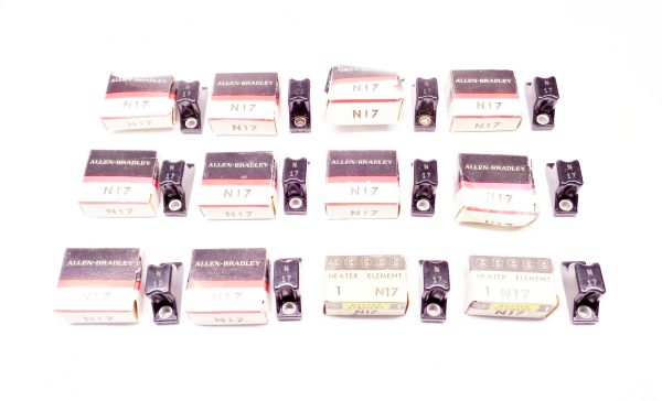 LOT OF 12 NEW ALLEN BRADLEY N17 HEATING ELEMENT