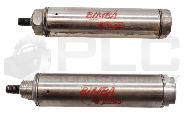 LOT OF 2 BIMBA 092 PNEUMATIC CYLINDERS