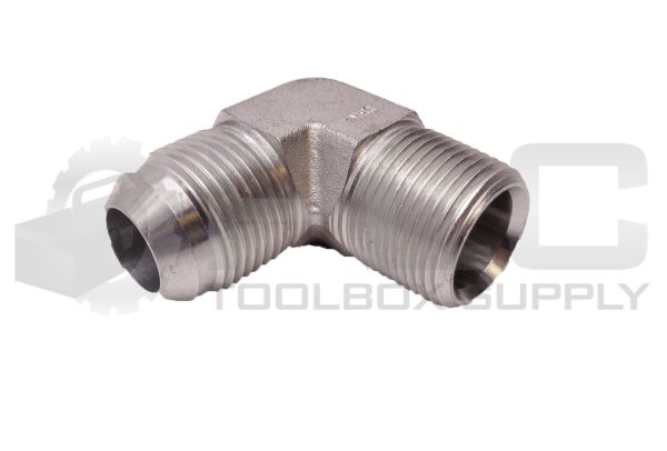 LOT OF 2 NEW PARKER 1-1/16" TAPERED MALE 11/16" MALE 90° ELBOW FITTING - Image 3