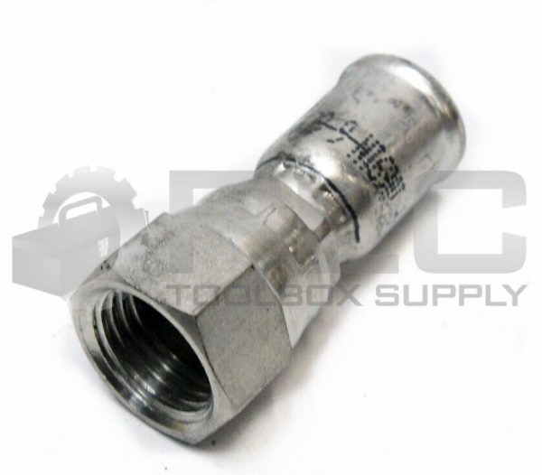 LOT OF 6 NEW PARKER 10691N-6-6C HYDRAULIC FITTING 3/8'' HOSE X 3/8'' FEMALE - Image 3