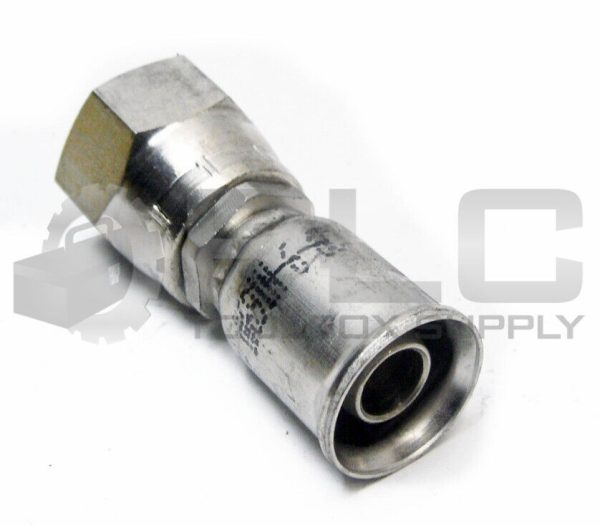 LOT OF 6 NEW PARKER 10691N-6-6C HYDRAULIC FITTING 3/8'' HOSE X 3/8'' FEMALE - Image 4