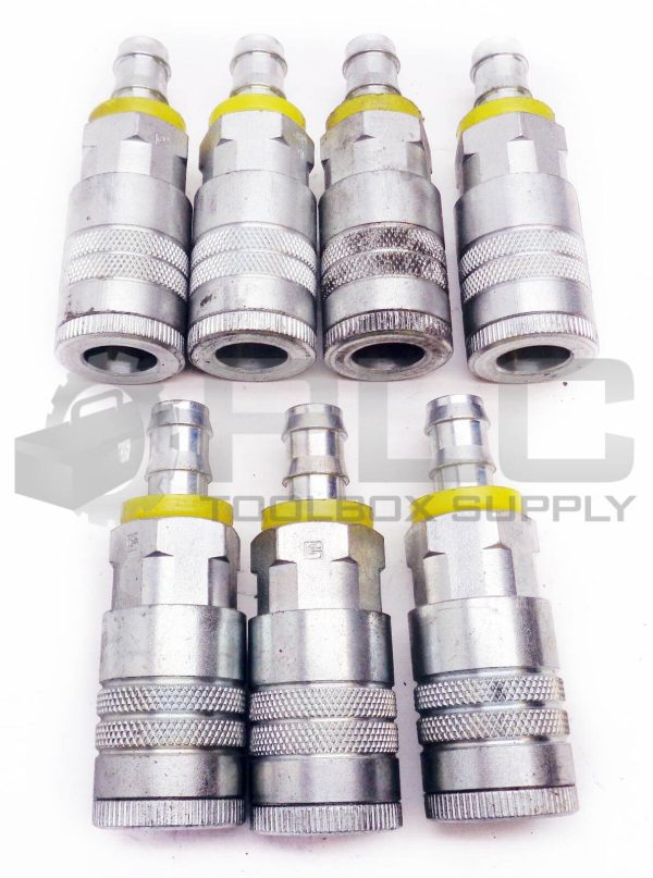 LOT OF 7 NEW PARKER 16 6BP 1/2" PUSH LOK HOSE COUPLER, 16-6BP