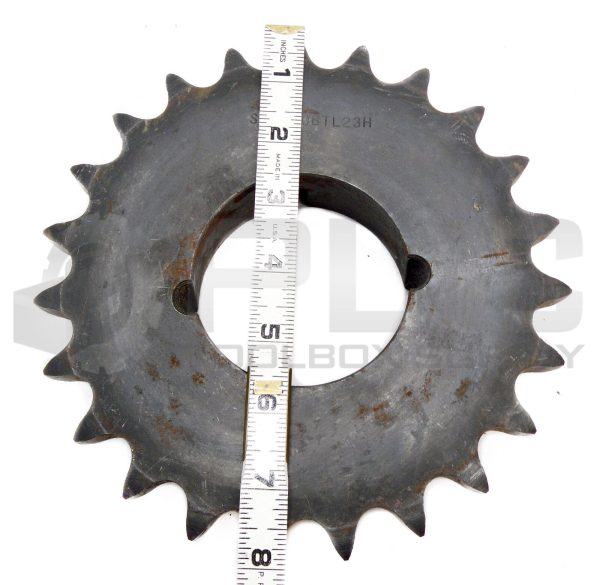 NEW 80BTL23H SINGLE STRAND ROLLER CHAIN SPROCKET 23 TOOTH TAPERLOCK BORE - Image 5