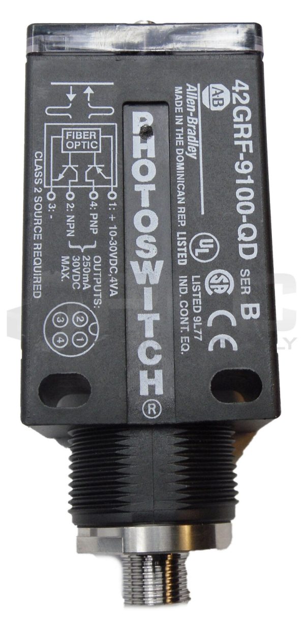 NEW ALLEN BRADLEY 42GRF-9100-QD /B FIBER OPTIC SENSOR 10-30VDC - Image 5