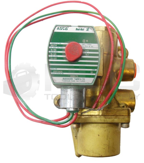 NEW ASCO RED HAT II 8344G72 SOLENOID VALVE 120/60 11/50 20857 *READ* - Image 3