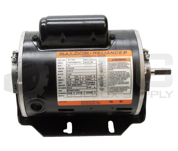 NEW BALDOR RELIANCE RL144A COMMERCIAL MOTOR .25HP FR:48 1725RPM 115/230V