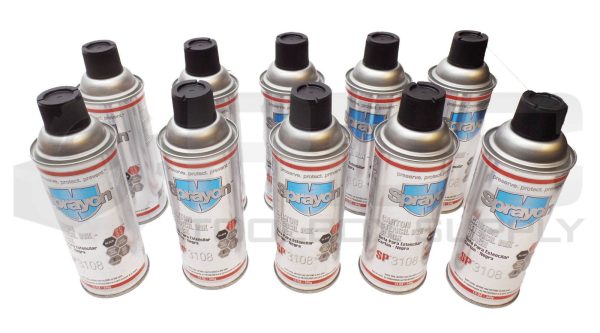 NEW BOX OF 10 SPRAYON SP3108 CARTON STENCIL INK BLACK - Image 3