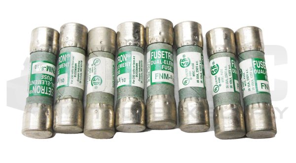 NEW BOX OF 8 BUSSMAN FNM-8/10 DUAL ELEMENT FUSE 35A 250VAC - Image 3