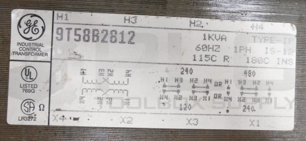 NEW GENERAL ELECTRIC 9T58B2812 INDUSTRIAL CONTROL TRANSFORMER 60HZ 1PH 1KVA - Image 6