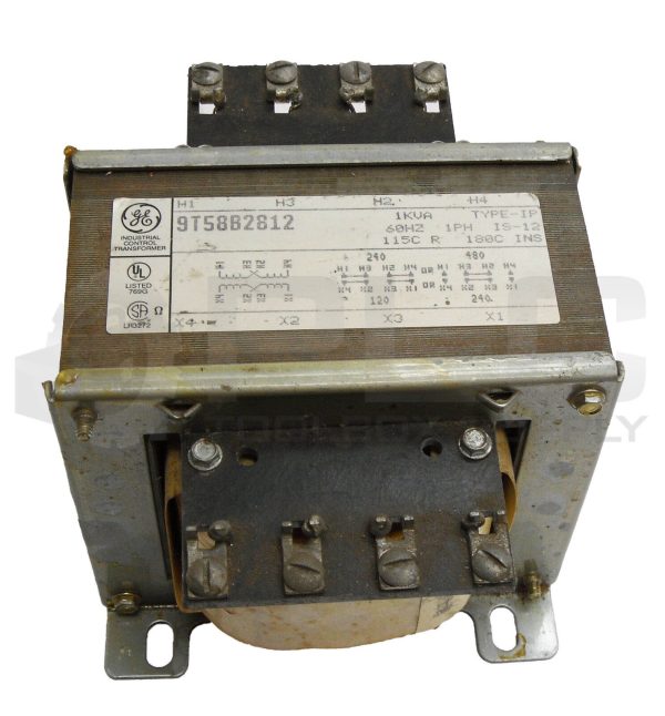 NEW GENERAL ELECTRIC 9T58B2812 INDUSTRIAL CONTROL TRANSFORMER 60HZ 1PH 1KVA