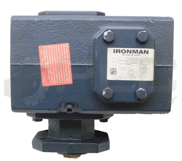NEW GROVE GEAR IRONMAN GRL-B-826-10-L GEAR REDUCER GRL8265649.00 *READ* - Image 6