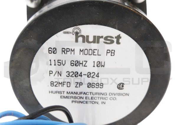 NEW HURST 6A179 GEAR MOTOR MODEL PB 60RPM 115V 60HZ 7.5W *READ* - Image 7