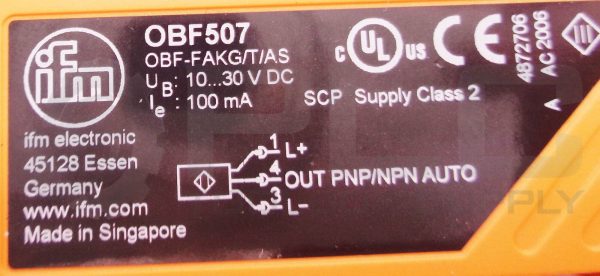 NEW IFM ELECTRONIC OBF507 FIBER OPTIC AMPLIFIER 30VDC OBF-FAKG/T/AS - Image 6