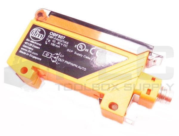 NEW IFM ELECTRONIC OBF507 FIBER OPTIC AMPLIFIER 30VDC OBF-FAKG/T/AS