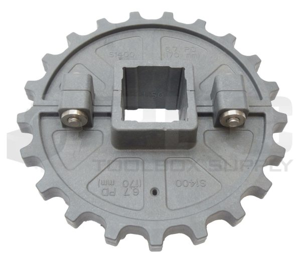 NEW INTRALOX S1400 SPROCKET 6.7 PD 21 TEETH 1.5" SQ SPLIT BORE