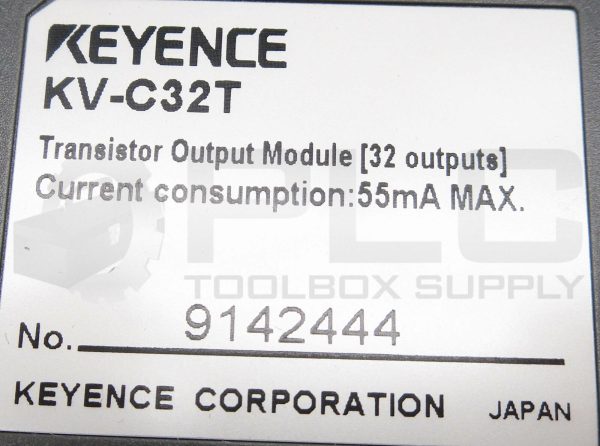 NEW KEYENCE KV-C32T TRANSISTOR OUTPUT MODULE 32 OUTPUTS 55mA - Image 6