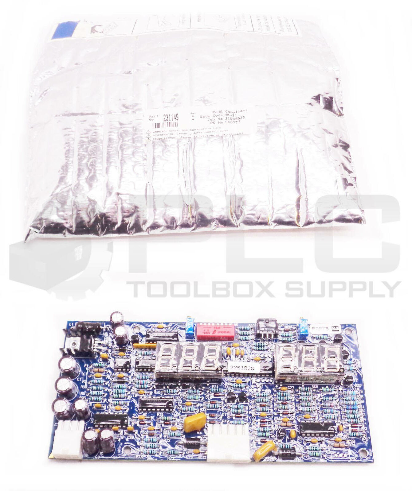 M♡ NEW MILLER 231149 /C DIGITAL METER BOARD - PLC Toolbox Supply