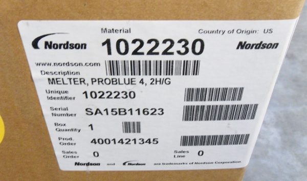 NEW NORDSON 1022230 ADHESIVE MELTER PROBLUE 4 2H/G - Image 9