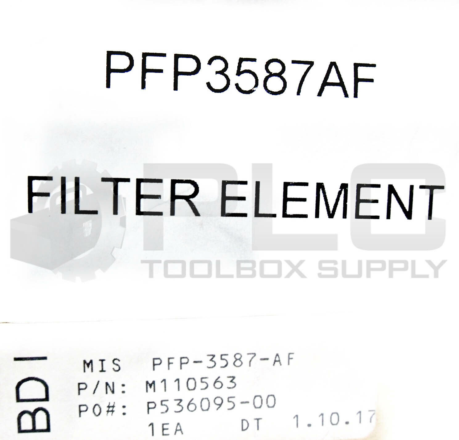 NEW PRECISION FILTRATION PRODUCTS PFP3587AF AIR FILTER ELEMENT, IPFP-3587-AF - Image 6