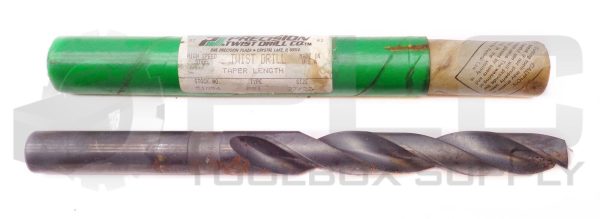 NEW PRECISION TWIST DRILL CO 51054 27/32 HIGH SPEED STEEL TWIST DRILL R51 *READ*