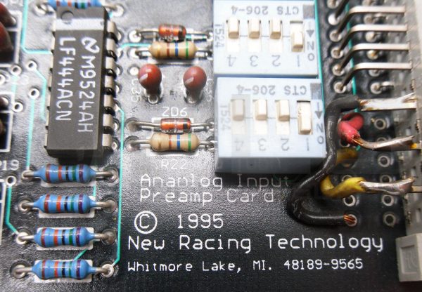 NEW RACING TECHNOLOGY 42-95 ANALOG INPUT PREAMP CARD - Image 6
