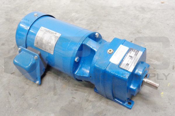 NEW RADICON RAD1.5NF1455 MOTOR 1.5HP 1750RPM W/M01226.3BAN77 REDUCER