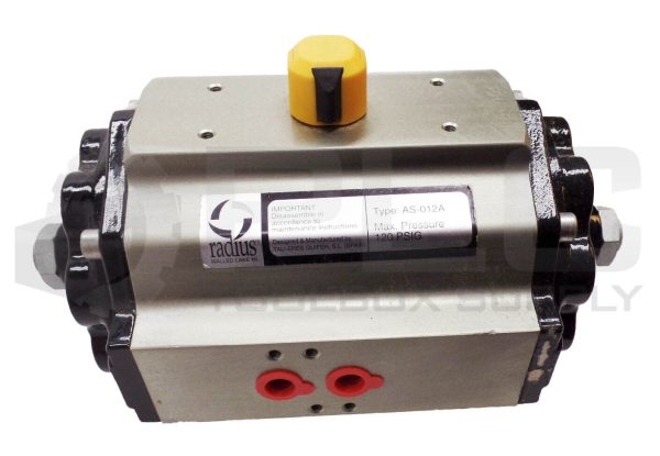NEW RADIUS AS-012A PNEUMATIC ACTUATOR 120PSIG