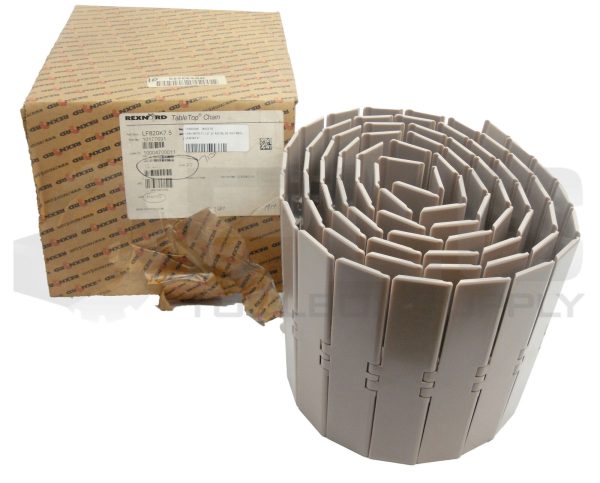 NEW REXNORD 10177691 TABLE TOP CHAIN APPROX 119" LF820K7.5