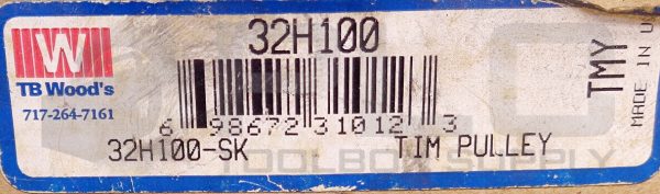 NEW TB WOODS 32-H-100-SK TIMING PULLEY 32H100 32H100-SK*READ* - Image 5