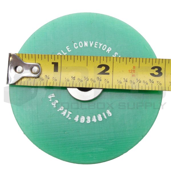 LOT OF 12 NEW CABLE CONVEYOR SYSTEMS CCS-2700 3" MOLDED PLASTIC CONVEYOR PULLEY - Image 4