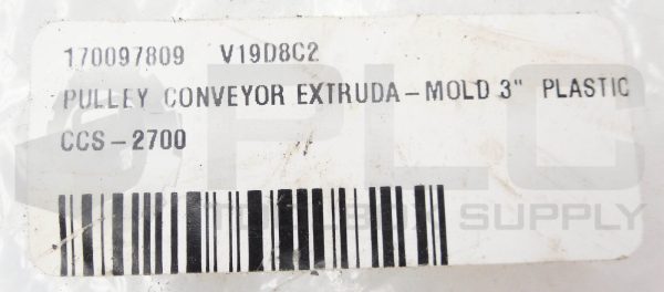 LOT OF 12 NEW CABLE CONVEYOR SYSTEMS CCS-2700 3" MOLDED PLASTIC CONVEYOR PULLEY - Image 7