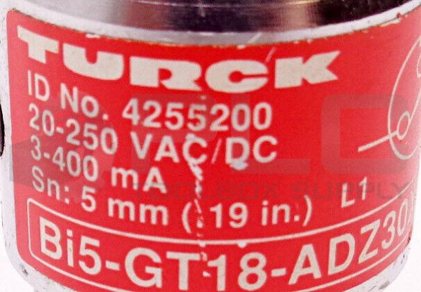 LOT OF 5 TURCK BI5-GT18-ADZ30X2-B1331/S34 PROXIMITY SENSOR 4255200 - Image 4