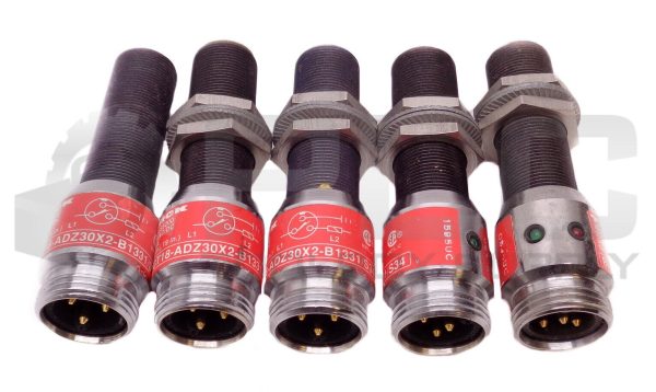 LOT OF 5 TURCK BI5-GT18-ADZ30X2-B1331/S34 PROXIMITY SENSOR 4255200