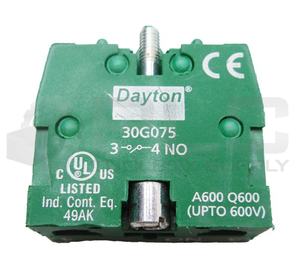 LOT OF 6 NEW DAYTON 30G075 CONTACT BLOCK - Image 7