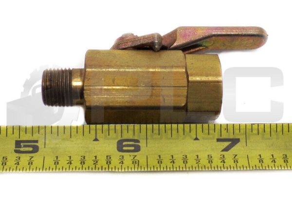 LOT OF 6 NEW MINI BALL VALVE 1/8" MALE TO 1/8" FEMALE BRASS - Image 5