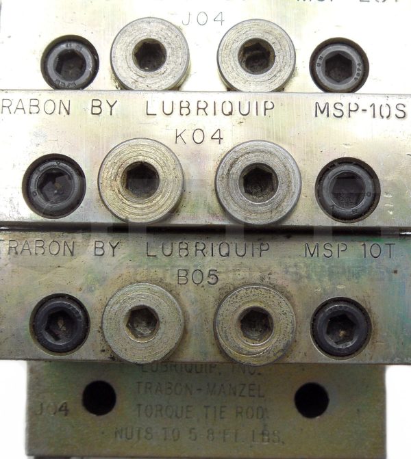 LUBRIQUIP TRABON MSP-20T MANIFOLD VALVE DIVIDER ASSEMBLY 3500PSI - Image 6