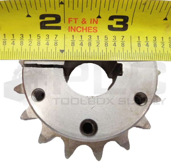MARTIN JA-SS BUSHING w/ 40B16 SS SPROCKET 3/4" BORE - Image 4