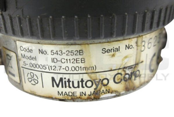 MITUTOYO ID-C112EB ABSOLUTE DIGITAL INDICATOR, 0.5-.00005", 543-252B - Image 4