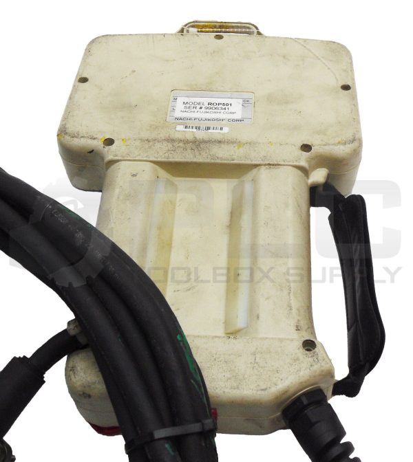 NACHI-FUJIKOSHI CORP. ROP501 TEACH PENDANT ROP500 W/ APPROX. 30' CABLE - Image 6