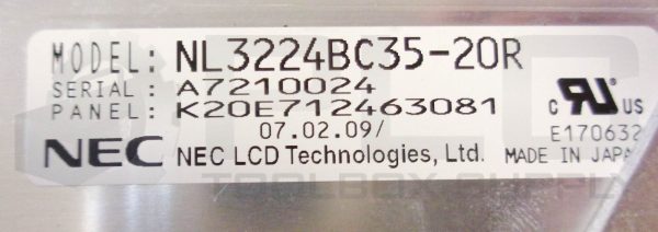 NEC NL3224BC35-20R LCD DISPLAY W/ 77153-721-01 77153-725 77162-737 CONTROLLERS - Image 8