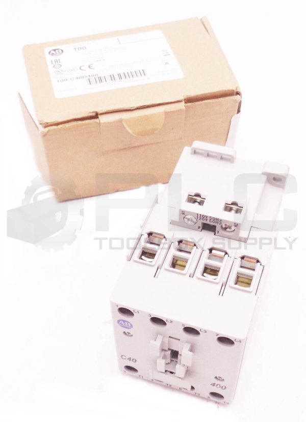 NEW ALLEN BRADLEY 100-C40D400 /A CONTACTOR 110/120V 50/60HZ 100-C40*400